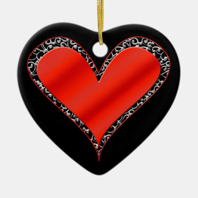 Valentine's Day Heart Ornament (Front)