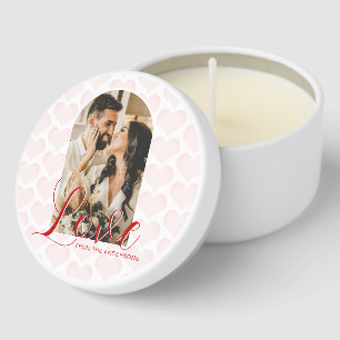 Valentines Day Heart Pattern Arch Photo  Mini Candle Favors