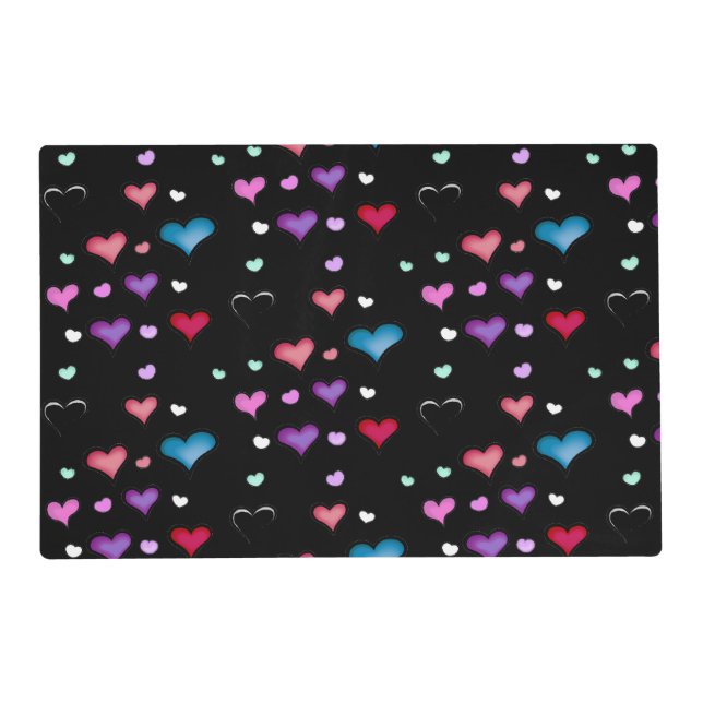 Valentine's Day heart Placemat (Front)