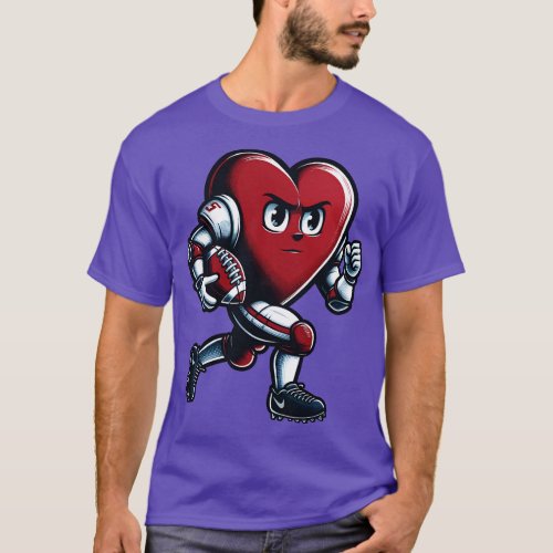 Valentines Day Heart  Player 1 T_Shirt