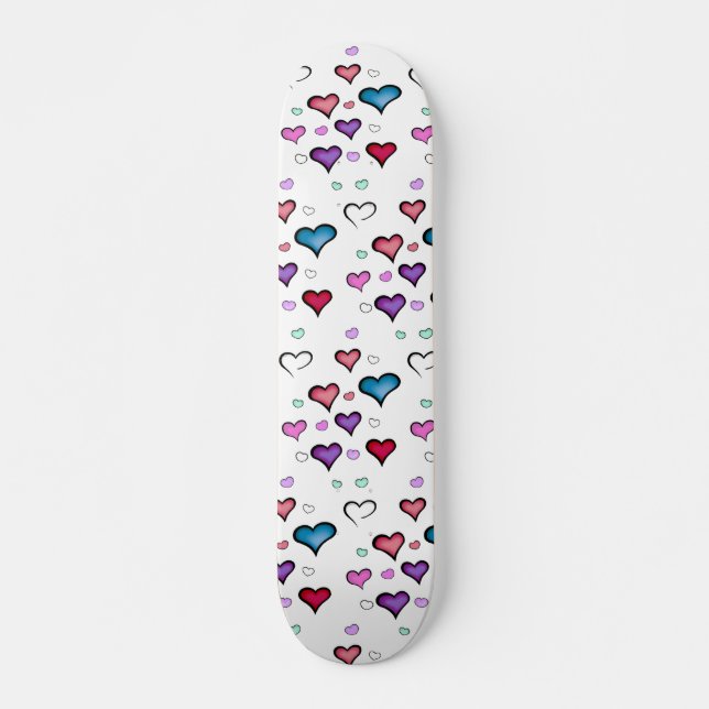Valentine's Day heart  Skateboard (Front)