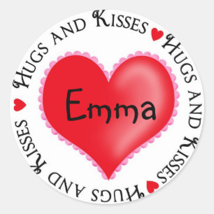Valentines Day Heart Stickers