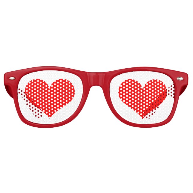 Valentine's Day Heart Sunglasses (Front)