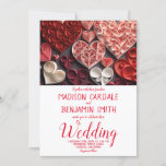 Valentine&#39;s Day Heart Theme Wedding Invitation