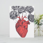Valentine's day heart with flowers (Standing Front)