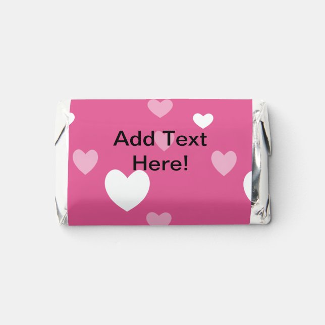 Valentine's Day Hearts 1 Hershey's Miniatures (Front)