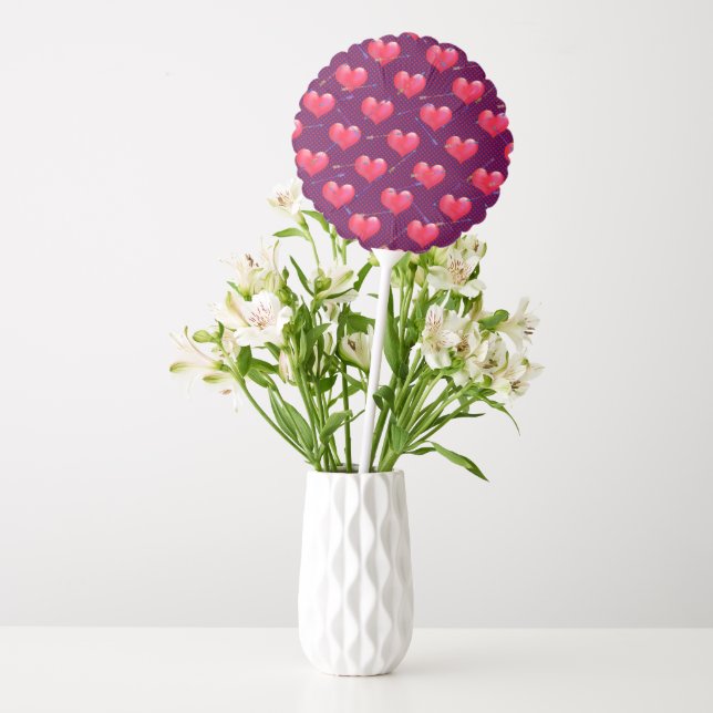 Valentine's Day Hearts and Arrows Balloon (Vase)