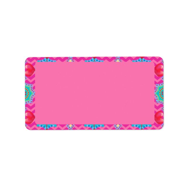 Valentine's Day | Hearts and Label (Front)