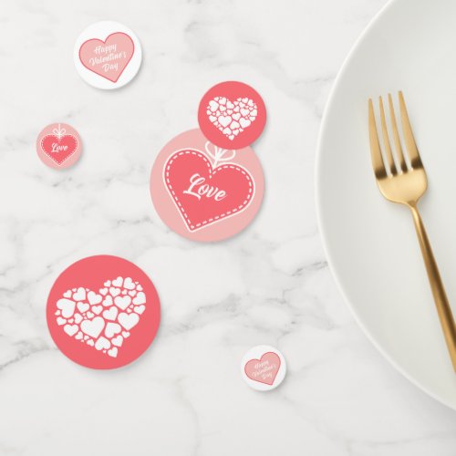 Valentines Day Hearts and Love Mix ID571 Confetti
