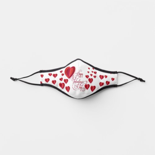 Valentines Day Hearts Beautiful Pattern Premium Face Mask