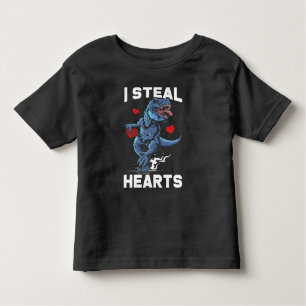 Valentines Day Hearts Boy Trex Lover Toddler T-shirt