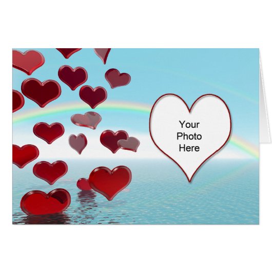 Valentine's day hearts cards (Front Horizontal)