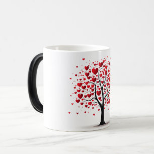 Valentines Day Hearts Color Morph Mug