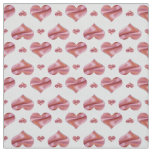 Valentine's Day. Hearts. Fabric
