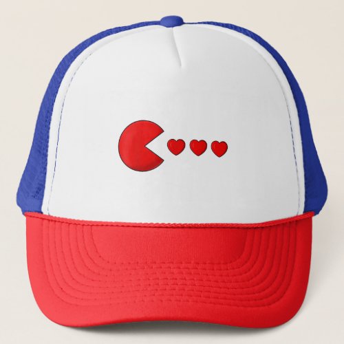Valentines Day Hearts Funny Boys Girls Kids Trucker Hat