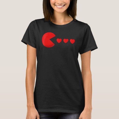 Valentines Day Hearts Game Boys Girls Kids T_Shirt
