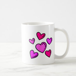Valentines Day Hearts Love Graphic Coffee Mug
