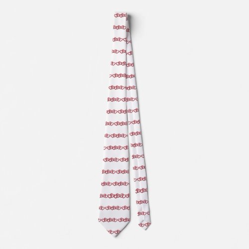 Valentines Day Hearts Neck Tie