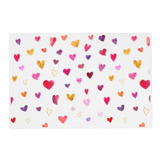 Valentine's Day Hearts Placemat