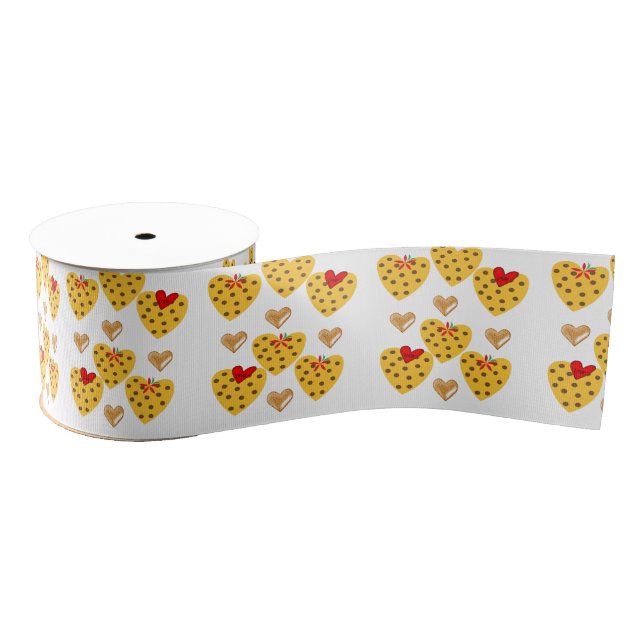 Valentine's Day Hearts Ribbon (Spool)