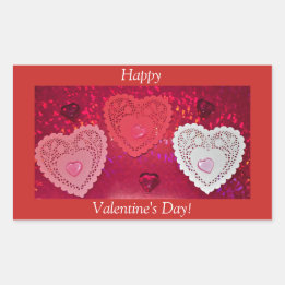 Valentine's Day Hearts Stickers