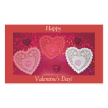 Valentine's Day Hearts Stickers