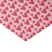 Love Valentine Day Hearts Tissue Paper | Zazzle