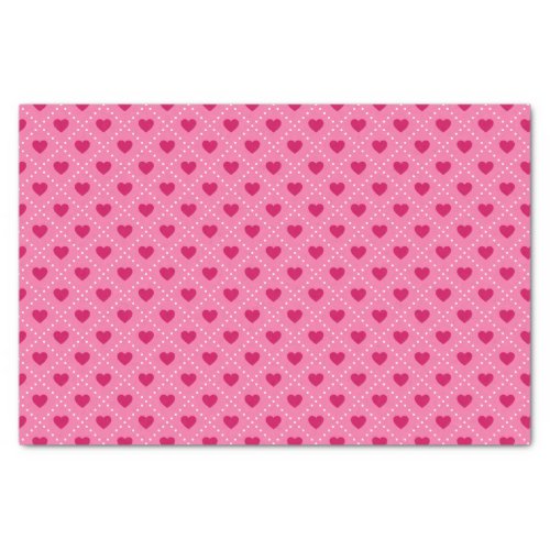 Valentines Day Hearts Tissue Paper