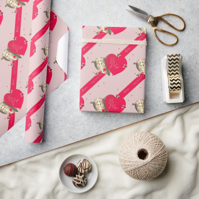 Valentine's Day Hearts Wrapping Paper (Crafts)