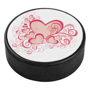 Valentine's Day Hockey Puck