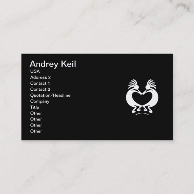 Valentine's day - Holiday Business Card (Front)