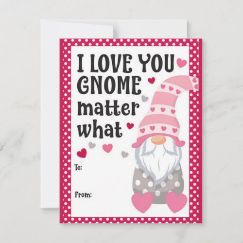 Valentines Day Holiday Card