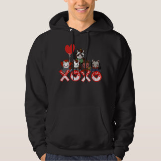 Valentine's day Horror Movies Unicorn XOXO Valenti Hoodie