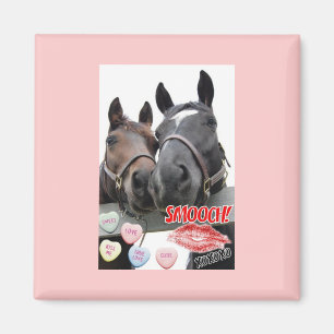 Valentine's Day Horses Magnet