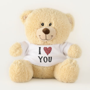 Valentine's Day I Heart You Small Teddy Bear