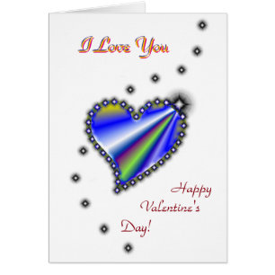 Valentine's Day , I Love You , Rainbow Heart Cards