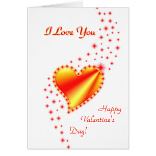 Valentine's Day , I Love You , Rainbow Heart Cards