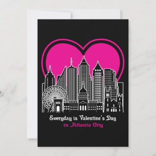 Valentine's Day in Atlanta City Invitation