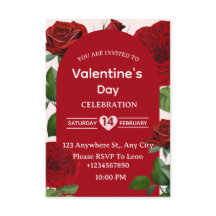 Valentine's Day Invitation Card