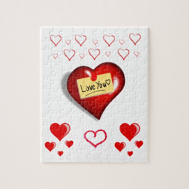 Valentine's Day Jigsaw Puzzle (Vertical)
