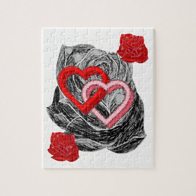 Valentine's Day Jigsaw Puzzle (Vertical)