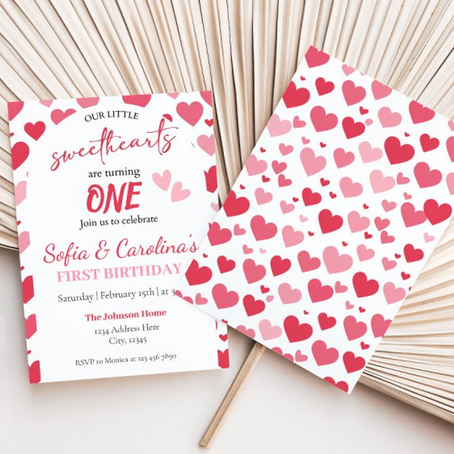 Valentine's Day Joint Birthday Invitation (Creator Uploaded)