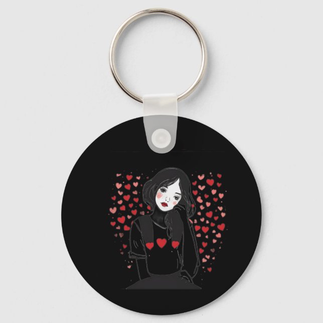 valentines day keychain (Front)