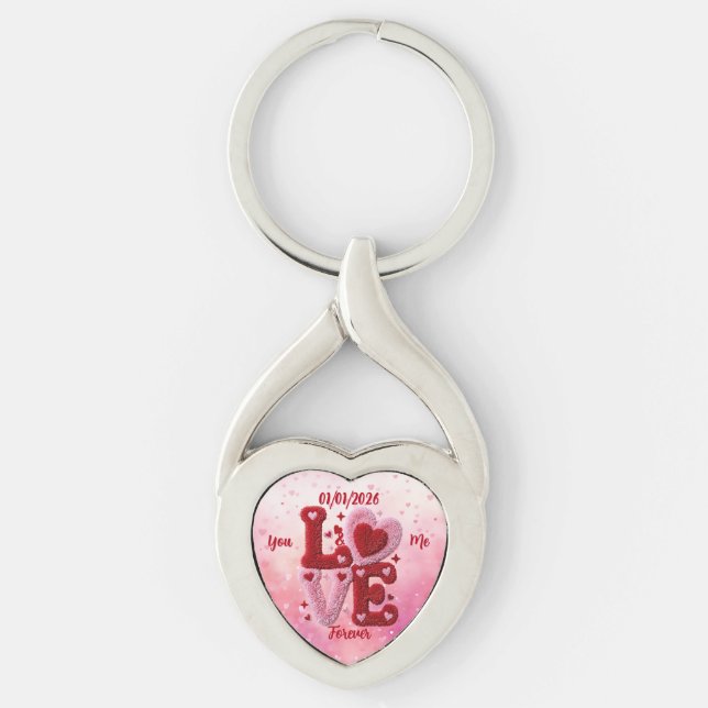 Valentine's Day Keychain (Front)