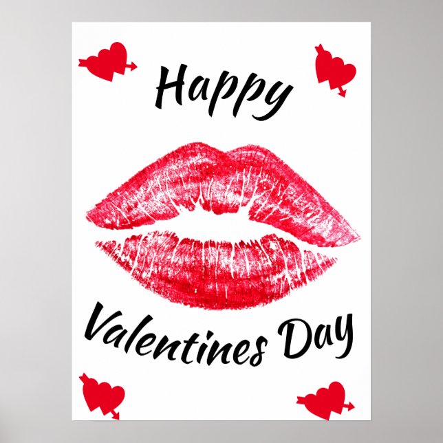 VALENTINES DAY KISS poster (Front)