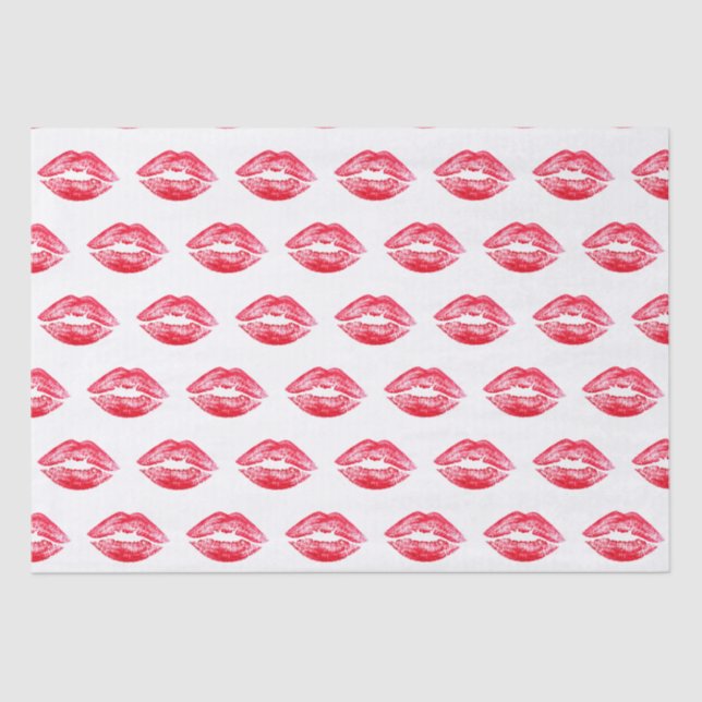 VALENTINES DAY KISS      TISSUE PAPER (Front)