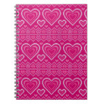 Valentine&#39;s Day Knitted Pattern 2 Notebook