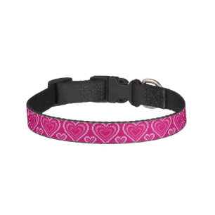 Valentine's Day Knitted Pattern 2 Pet Collar