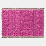 Valentine&#39;s Day Knitted Pattern 2 Throw Blanket