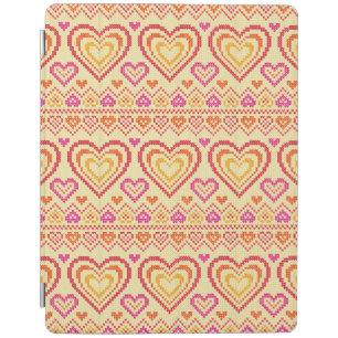 Valentine's Day Knitted Pattern iPad Smart Cover